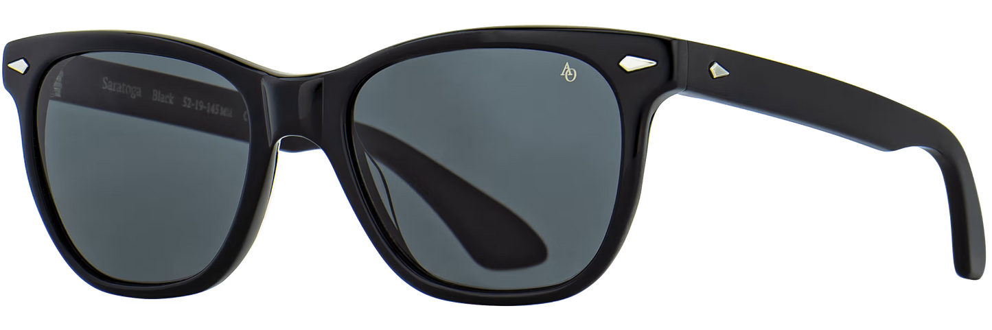 American Optical - Saratoga M Black St Gray Nylon